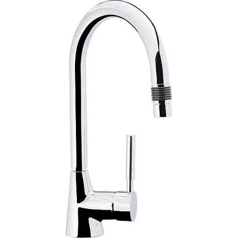 Robinetterie de cuisine "Vivana" avec bec orientable et extractible (basse pression)