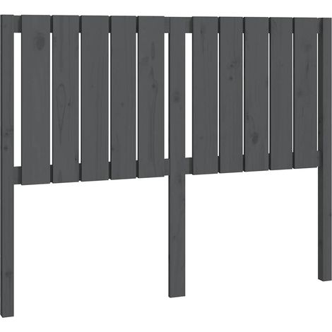 Maison Exclusive - Cabecero de cama madera maciza de pino gris 12 (1/5)