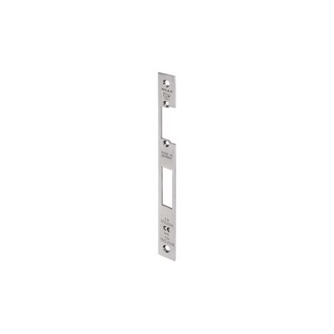 Nom: Gâche P672 VA maillon à goupille électrique encastrée pour portes de secours B.24xL.243mm (1/2)