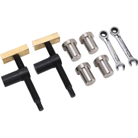 Lot de pinces robustes en laiton et acier inoxydable, outil de serrage réglable pour établi, 20mm noir (1/5)
