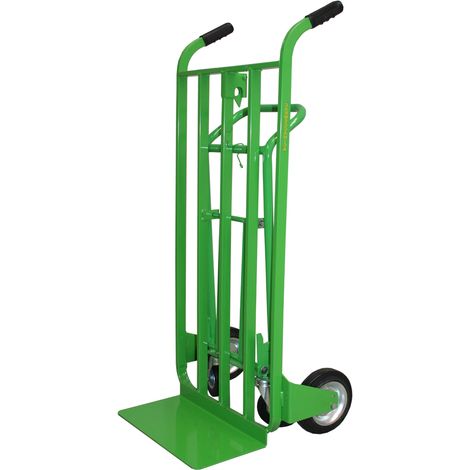 Carrello trasformabile con ruote in gomma piena
