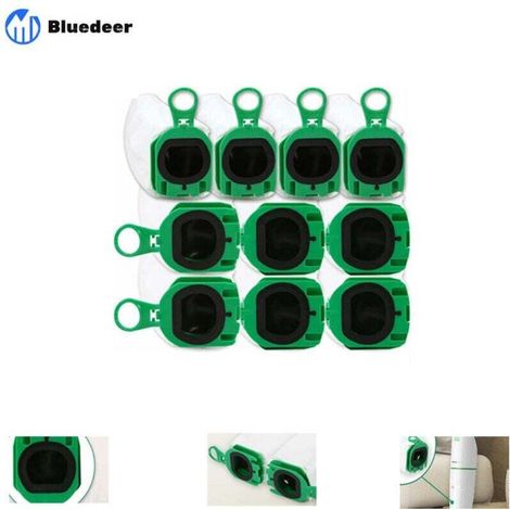 Lot de 10 Sacs D'aspirateur pour Vorwerk Kobold VB100 VB 100 FP100 FP 100 Sacs Filtrants de Qualité Supérieure pour Aspirateur Sans Filtre Kobold VB100
