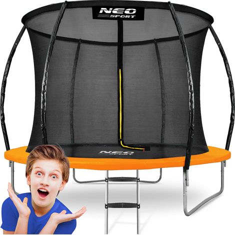 Trampolino da giardino profilato 8 piedi/252 cm con rete interna Neo-Sport (1/5)