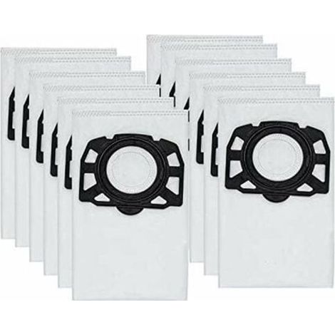 12 Staubsaugerbeutel, passend für Kärcher KWD1, KWD2, KWD3, WD2 Plus, WD3, SE 4001, SE 4002, 2.863-006.0 (1/4)
