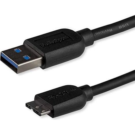 StarTech.com 3m schlankes SuperSpeed USB 3.0 A auf Micro B Kabel - St/St (1/5)