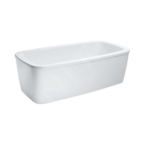 Baignoire îlot Palomba avec tablier, 180 x 90 cm, blanche (1/3)