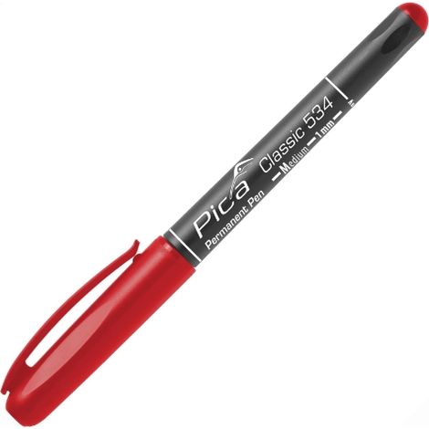 Pica Bolígrafo permanente clásico de punta media, 1,0 mm
