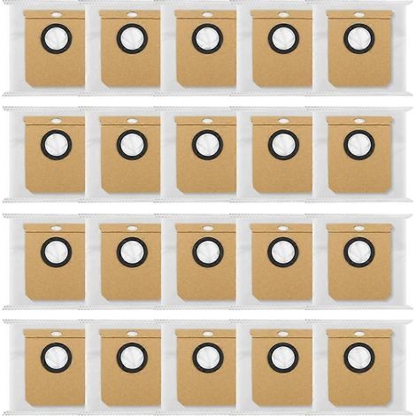 Dust Bags pour L50 L60 Robot Aspirateurs Aspirateur Self – Emptying Dock – de remplacement Dust Bags avec Self – Emp