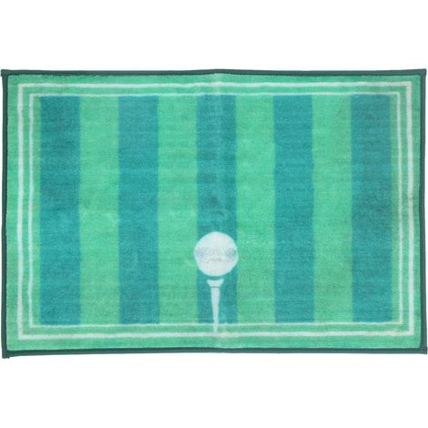 Paillasson intérieur 40x60cm pour club de golf, tapis velours antidérapant TPE, entrée porte d'accueil. (1/5)