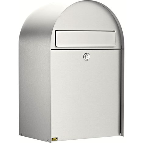 Briefkasten NORDIC 3680 Ni Farbe Edelstahl mit transparentem Schutzlack (1/5)