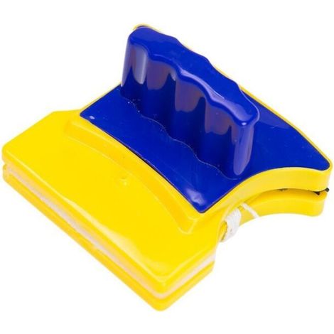 Éponge de nettoyage pratique pour vitres - Essuie-glace double face Outil de nettoyage magnétique Utile Brosse d'essuyage pour surface de verre Durable(1pc) (1/5)