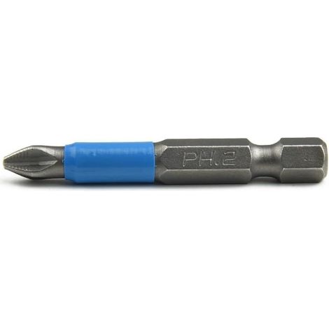 Embouts de tournevis, PH2/25/50mm/acier, bleu, pour bricolage (1/5)