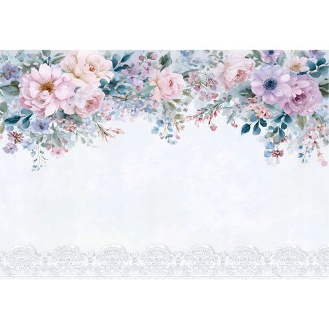 Fototapete Hängeblumen Beton – Moderne Großformat Wandtapete 150x105 cm – Für Wohnzimmer & Schlafzimmer