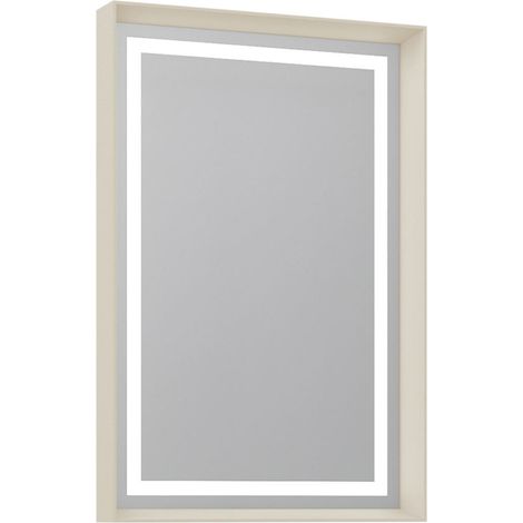 Dekorativer Holzspiegel "Craft 60 x 90 v2" – 60 x 10 x 90 cm – Matt Mink (1/2)