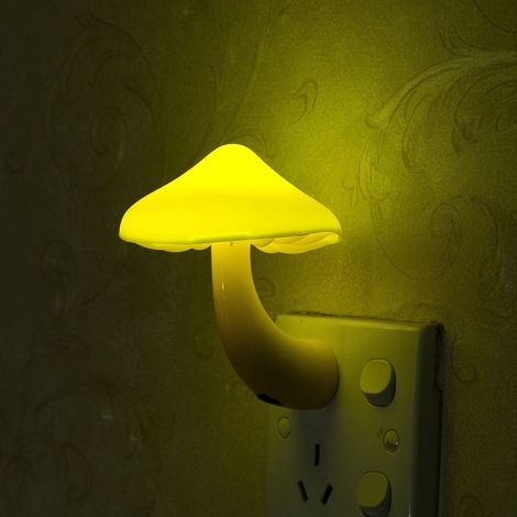 Lot de 2 veilleuses LED murales EU plug, lumière chaude contrôle tactile, prise intelligente (1/5)