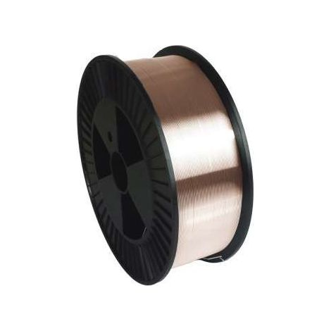 Filo d'acciaio pieno GYS G3Si1/ER70S-6 Ø0,8 mm - Bobina di plastica S300 / 15 kg - 086227