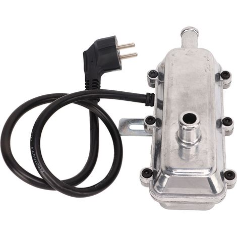 Préchauffeur de moteur universel pour camping-car, camion, caravane et bateau, protection contre la combustion à sec, prise UE 250 V 1800 W (1/5)