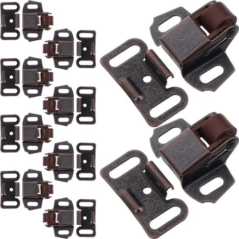 Lot de 10 sets de Loquets à Rouleau en Métal (1/4)