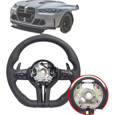 Volant, Matériau en Cuir, Compatibilité sur Mesure, M3 SANS AB (1/2)