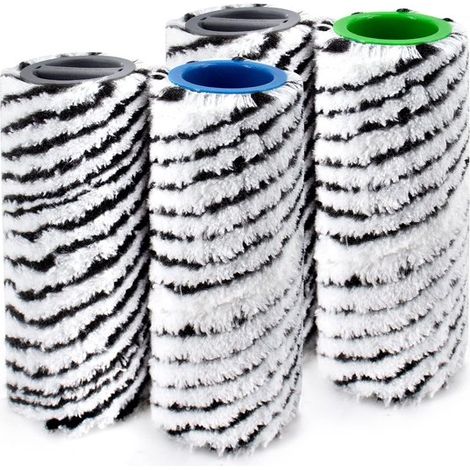 SPHProducts – Steinwalzenbürste – Ersatzteile für Bodenreiniger – 4er-Pack – Hohe Qualität – Geeignet für Hartböden – Für Kärcher FC7, FC5, FC3