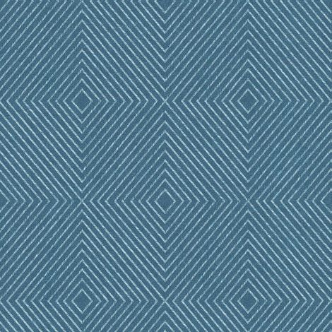 Papel pintado gráfico Profhome 369264 papel pintado no tejido ligeramente texturado con dibujo gráfico mate azul plata 5,33 m2 (1/5)