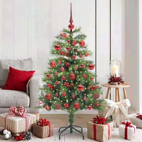 Árbol de Navidad artificial Verde 150 cm PVC y Metal