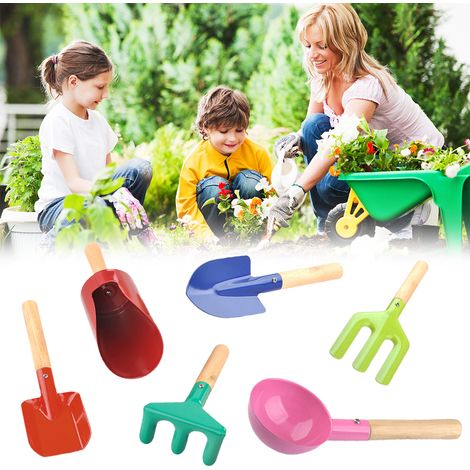 Outils de jardinage pour enfants, pelle à terre, jouets de jardinage d'extérieur (1/5)