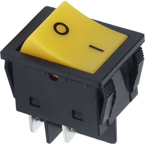 Aolidsive Interrupteur d'alimentation, Matériau ABS, Interrupteur à Bascule 30A pour équipement électrique, 125250VAC, Idéal pour les Applications Marines (1/5)