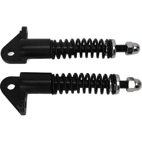 1 par de amortiguadores delanteros para patinete eléctrico de 8 pulgadas, amortiguador hidráulico de resorte de acero inoxidable (1/5)