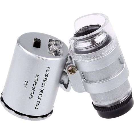 60-fache Mini-UV-LED-Lupe für Juweliere (60x)