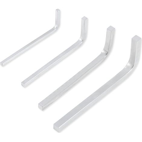 Juego de llaves de cabeza cuadrada, 3mm 4mm 5mm 6mm, llave en forma de L (1/5)