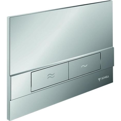SCHELL WC-Betätigungsplatte BOARD mattchrom (1/3)