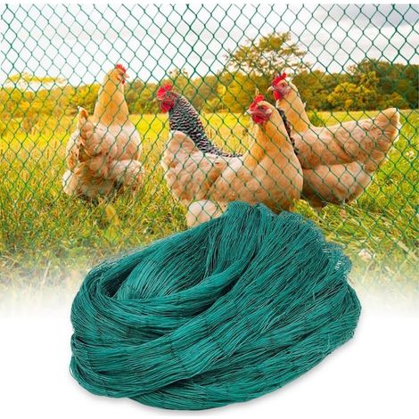 (2mx5m) Filet Anti Oiseaux, Filet Poules, Filets pour Jardin, Filet à Volaille, Protection des Fruits, Maille 4 cm, Résistant aux UV, Robuste et Réutilisable (1/5)