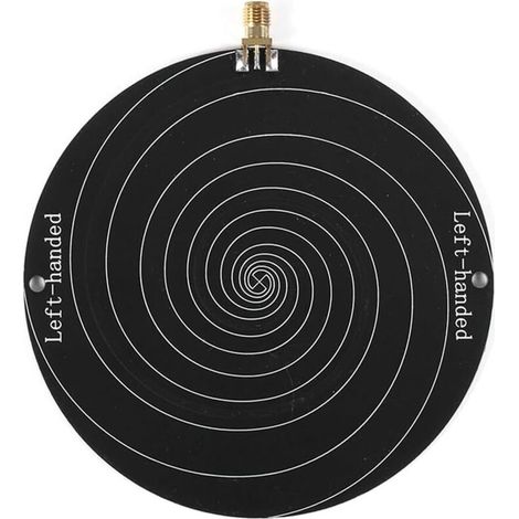 Breitbandige Kreisantenne 0,51–10 GHz mit gleichwinkligen Spiralen für Hochfrequenz-RFID und linkshändige Polarisation (1/5)