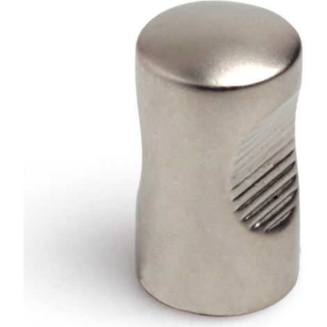 Bouton de meuble  Style contemporain  Fabriqué en Zamac  Finition nickel bisú  Mesures 141425mm  Système de fixation vissé  Comprend des vis M4  4 unités - talla