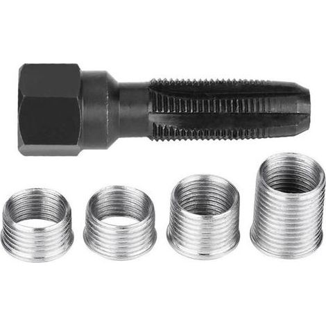 Enowelir Zündkerzengewinde-Reparatursatz, 5-teilig, 14 mm Zündkerzengewinde-Reparaturset (1/5)