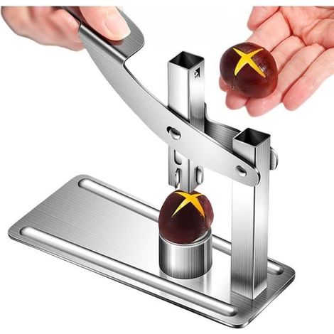 Pinze per castagne, apri castagne manuale in acciaio inox, pinze per noci e castagne (1/4)
