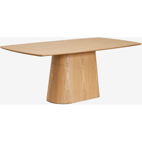 SKLUM Rechteckiger Esstisch aus Holz (200x100 cm) Aura            Eschenfurnier                       