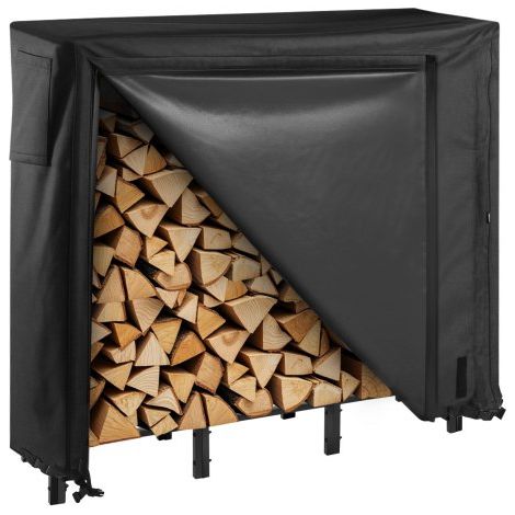 Support à bois de chauffage avec housse imperméable (1/5)