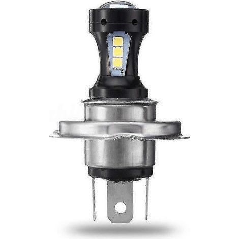 Ampoule de phare LED H4 3030 pour moto (feux de croisement) (1/3)