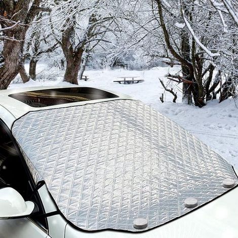 Funda magnética para parabrisas de coche: protección invernal contra el viento,190 x 126 cm (1/2)