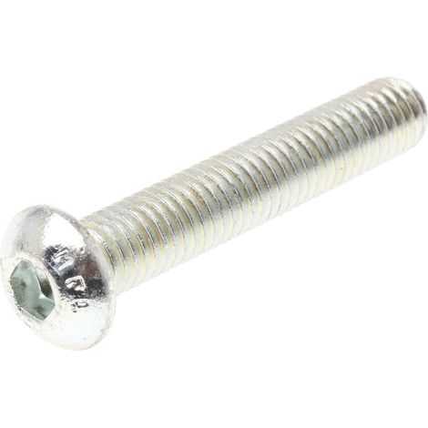 Vis à six pans creux, M8 x 45mm, tête Vis bombée à tête creuse hexagonale, en Acier ( Prix pour Sachet de 50 )