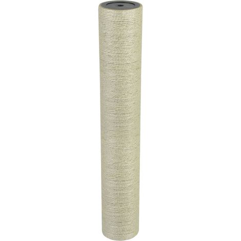 Cat Scratching Post 8x50 cm 8 mm Beige vidaXL