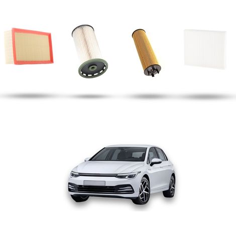 Kit tagliando 4 filtri compatibile con Vw Golf VIII 2.0 TDI 4motion 147Kw dal 2020 (1/5)