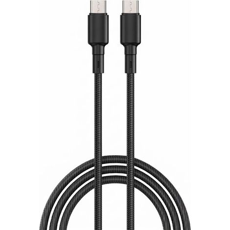 Cable trenzado USB C 3Ah 100cm (1/3)