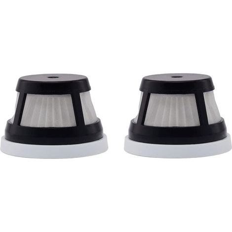 Filtro de repuesto básico para aspiradora de mano, compatible con el elemento filtrante AeroSlim 29869, negro, paquete de 2 (1/4)