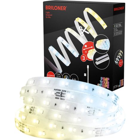 Pimp Your Stripe Erweiterungsset LED Strip 4m, CCT, Fernbedienung