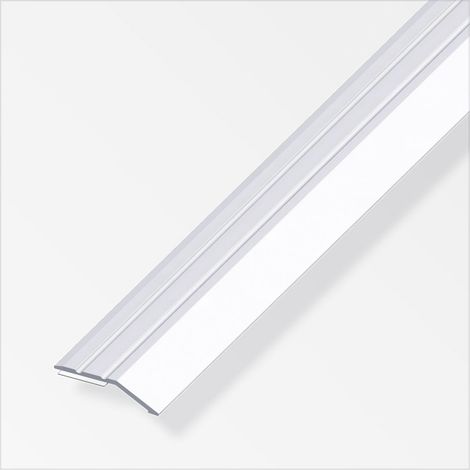 alfer Flachabschlussprofil 1 m, 30 x 5 mm Aluminium eloxiert silber Abschlussprofile