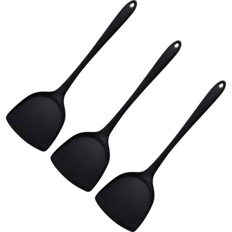 Chef Craft Riesenspatel 28 cm aus schwarzem Melamin (3er-Set) - Chef Craft Riesenspatel 28 cm aus schwarzem Melamin (3er-Set) (1/5)
