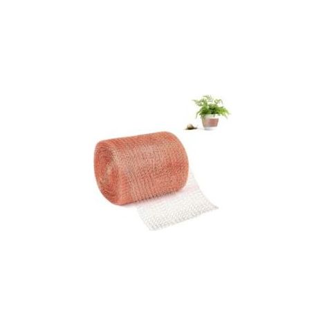 Filet en Cuivre, 12,7cm x 6m Ruban de Cuivre Contre Les Escargots, Piège à Escargots,Double Grillage Anti Rongeur Limaces et Escargots, Protection Parterres Surélevés pour Jardin- Crezuo (1/4)